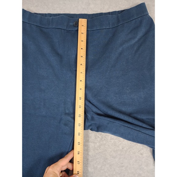 Eileen Fisher Women's Dark Turquois Straight Leg High Rise Pant Size L Business‎ - Picture 7 of 13